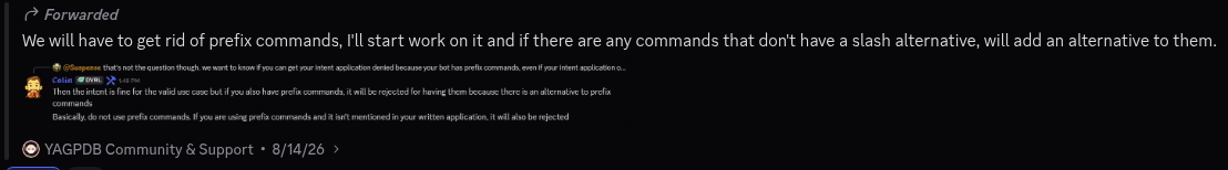 Prefix commands are so scary